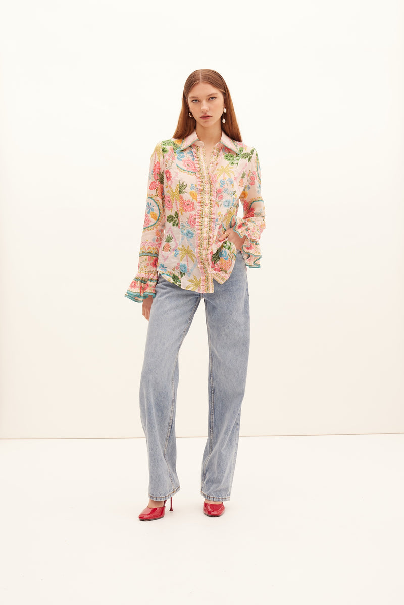 Kate Ford Prairie Frill Blouse