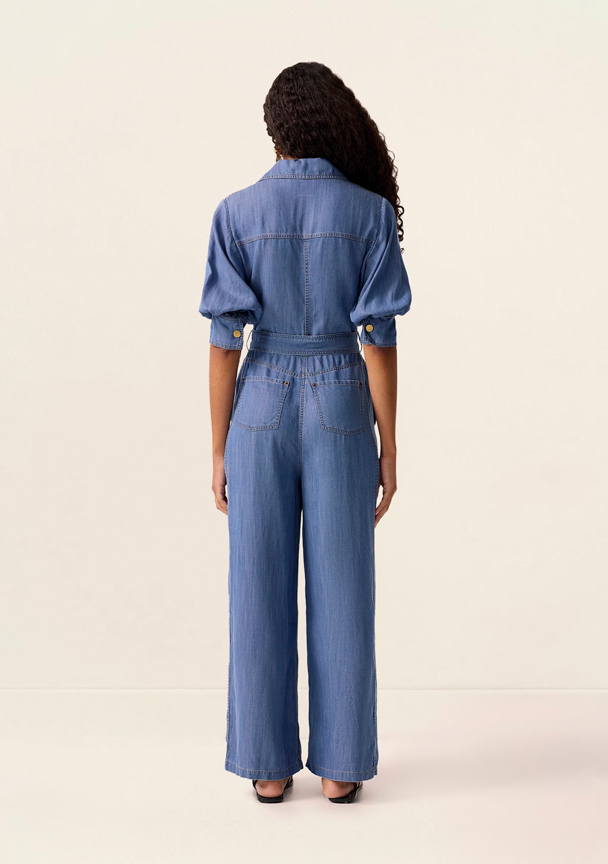 Mos The Label Mae Jumpsuit - Soft Indigo