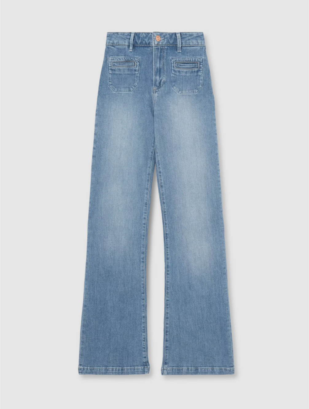 Paige Leenah With Patch Pockets Leg 34" Jean - Montpellier