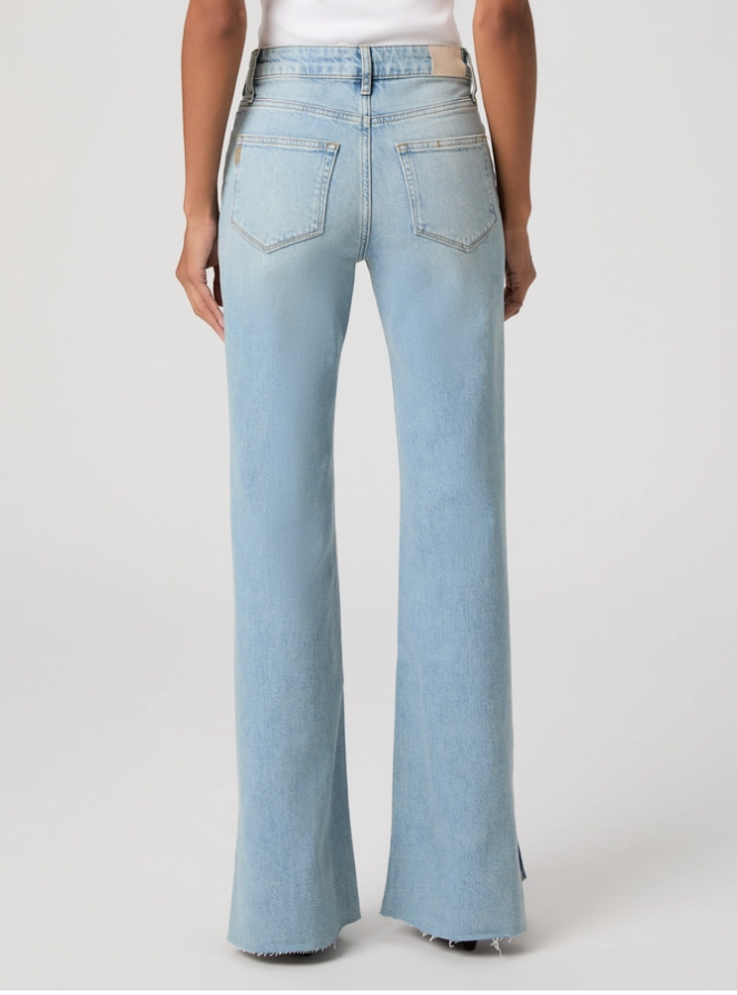 Paige Sofia With Braided Patch Pockets, Outseam Split & Raw Hem - Montebello