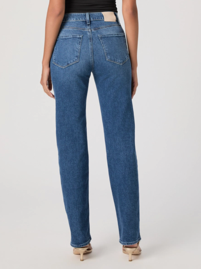 Paige Stevie Straight Leg Jean - Bonjour