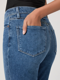 Paige Stevie Straight Leg Jean - Bonjour