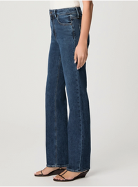 Paige Stevie Straight Leg With Seamed Belt Loops Jean - San Gabriel