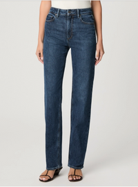 Paige Stevie Straight Leg With Seamed Belt Loops Jean - San Gabriel