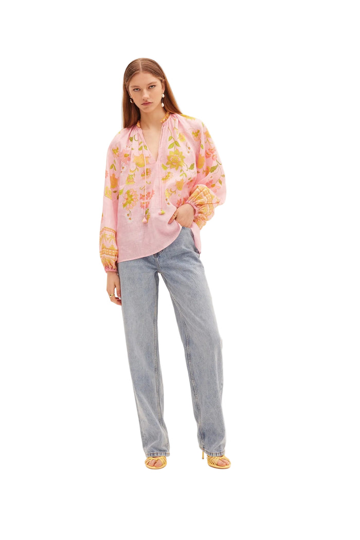 Kate Ford Ruellia Tassel Blouse