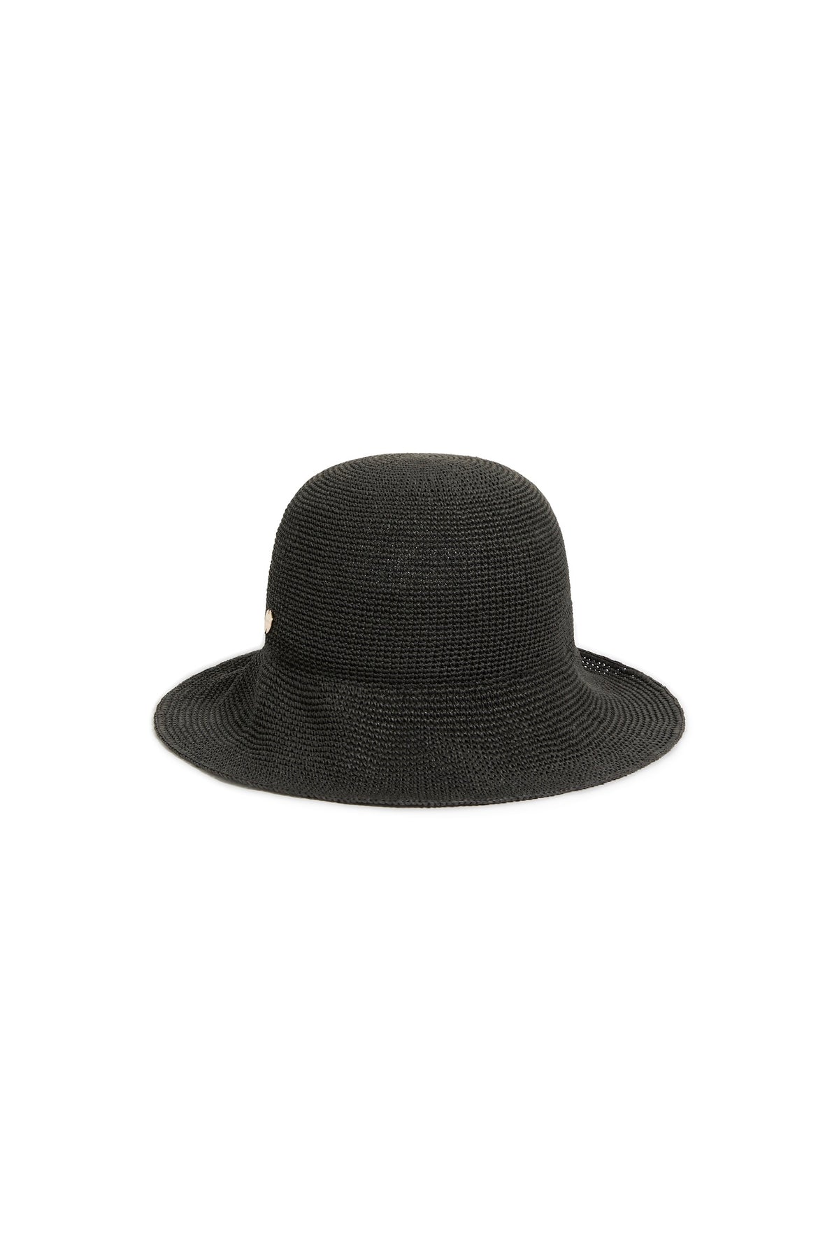Seafolly Packable Raffia Bucket Hat - Black