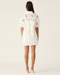 Mos The Label Luna Embroidery Shirt - White