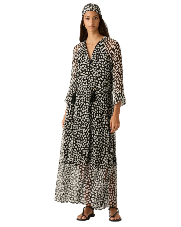 Mos The Label Ava Spots Midi Dress - Spots Print