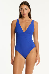 Sea Level Spinnaker Panel Line Multifit One Piece - Cobalt