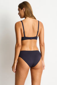Sea Level Essentials Mid Bikini Pant - Night Sky