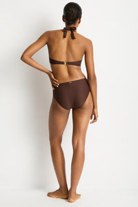 Sea Level Luminara Longline Halter Top & Pants - Cocoa