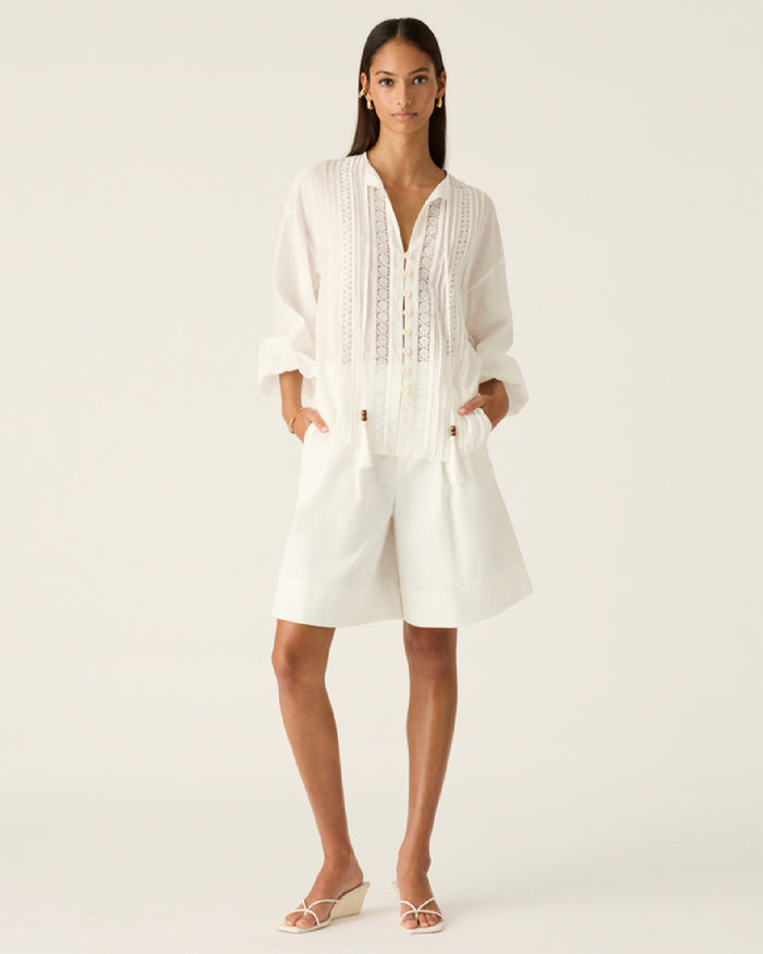 Mos The Label Ivy Blouse- White