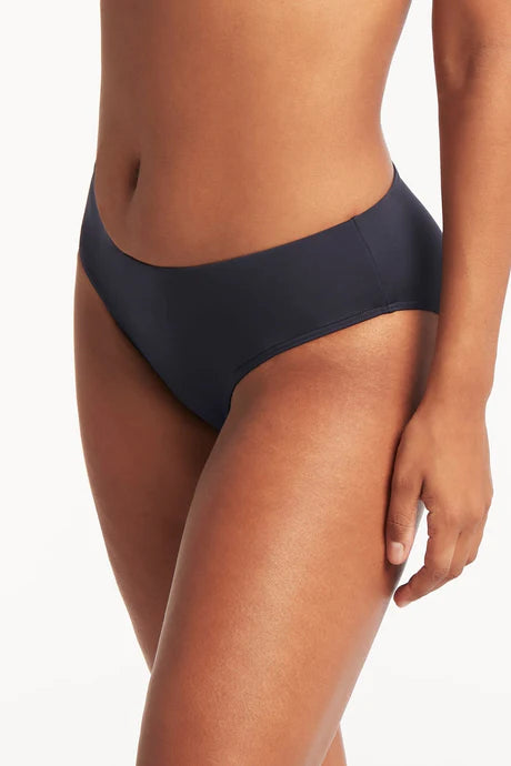 SEA LEVEL ESSENTIALS MID BIKINI PANT - NIGHT SKY