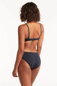 SEA LEVEL ESSENTIALS MID BIKINI PANT - NIGHT SKY