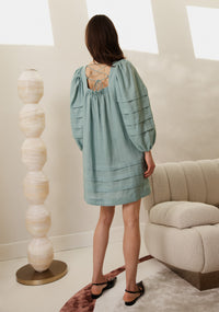 MORRISON MATILDA DRESS - SEA - ESCAPE CLOTHING