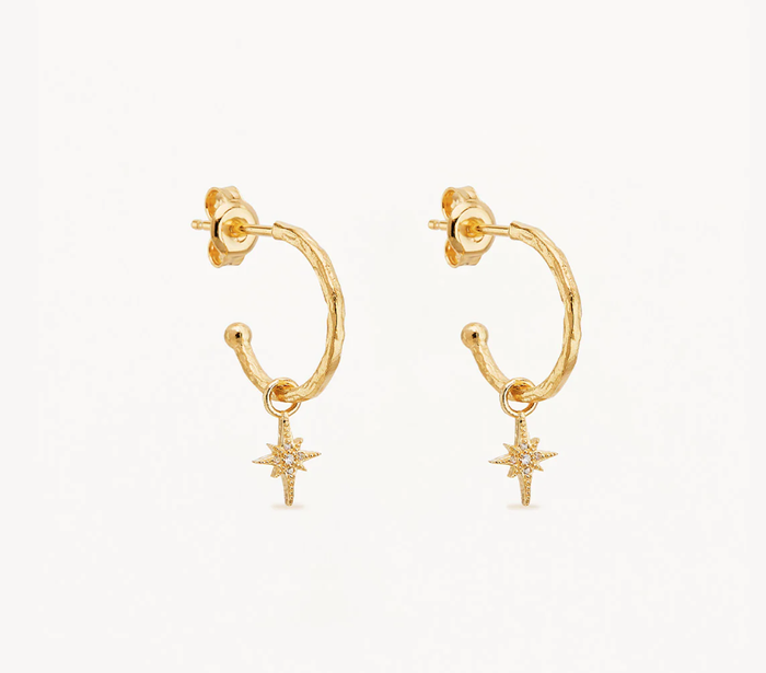 By Charlotte Starlight Hoops - 18k Gold Vermeil