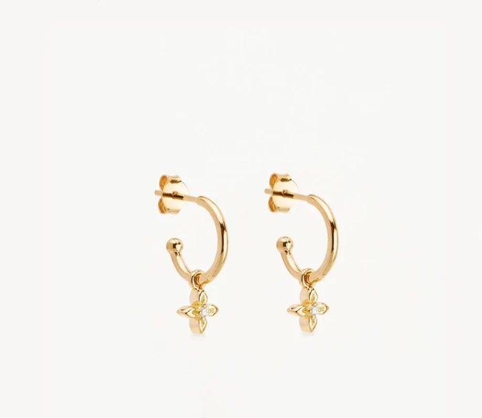 By Charlotte Live in Light Hoop Earrings - 18k Gold Vermeil