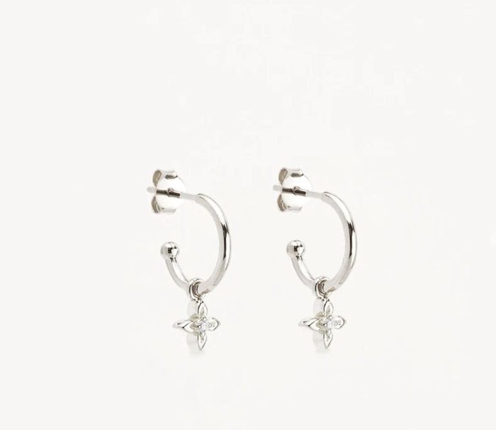 By Charlotte Live in Light Hoop Earrings -  Sterling Silver