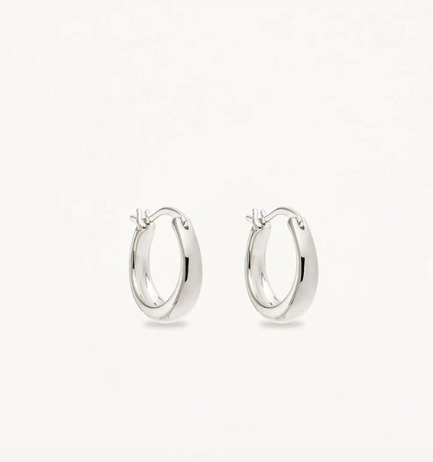 By Charlotte Infinite Horizon Small Hoops -  Sterling Silver