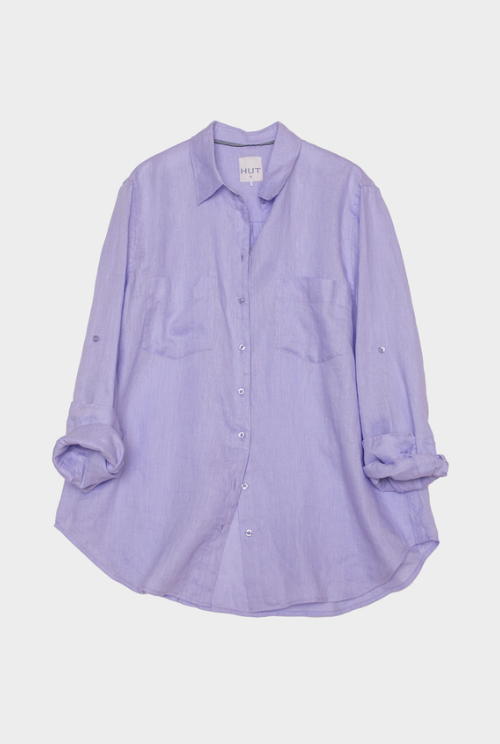 Hut Lift My Mood Shirt - Mauve