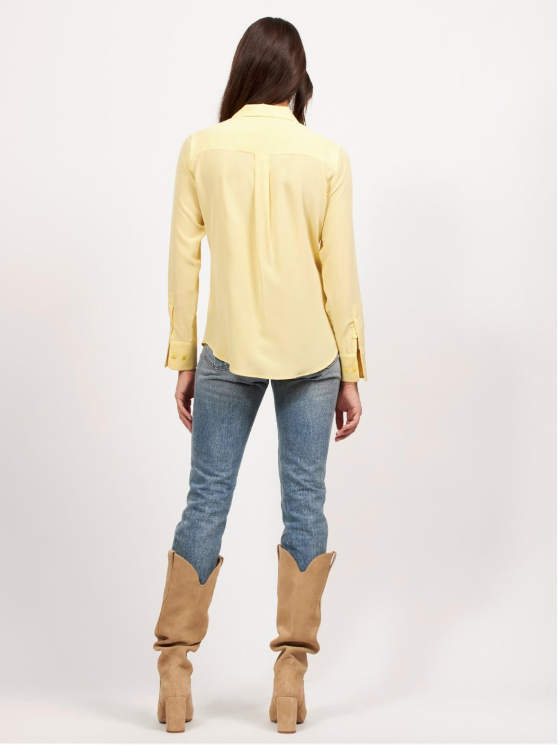 Equipment Essential Slim Signature Shirt - Sunshine