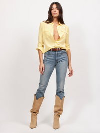 Equipment Essential Slim Signature Shirt - Sunshine