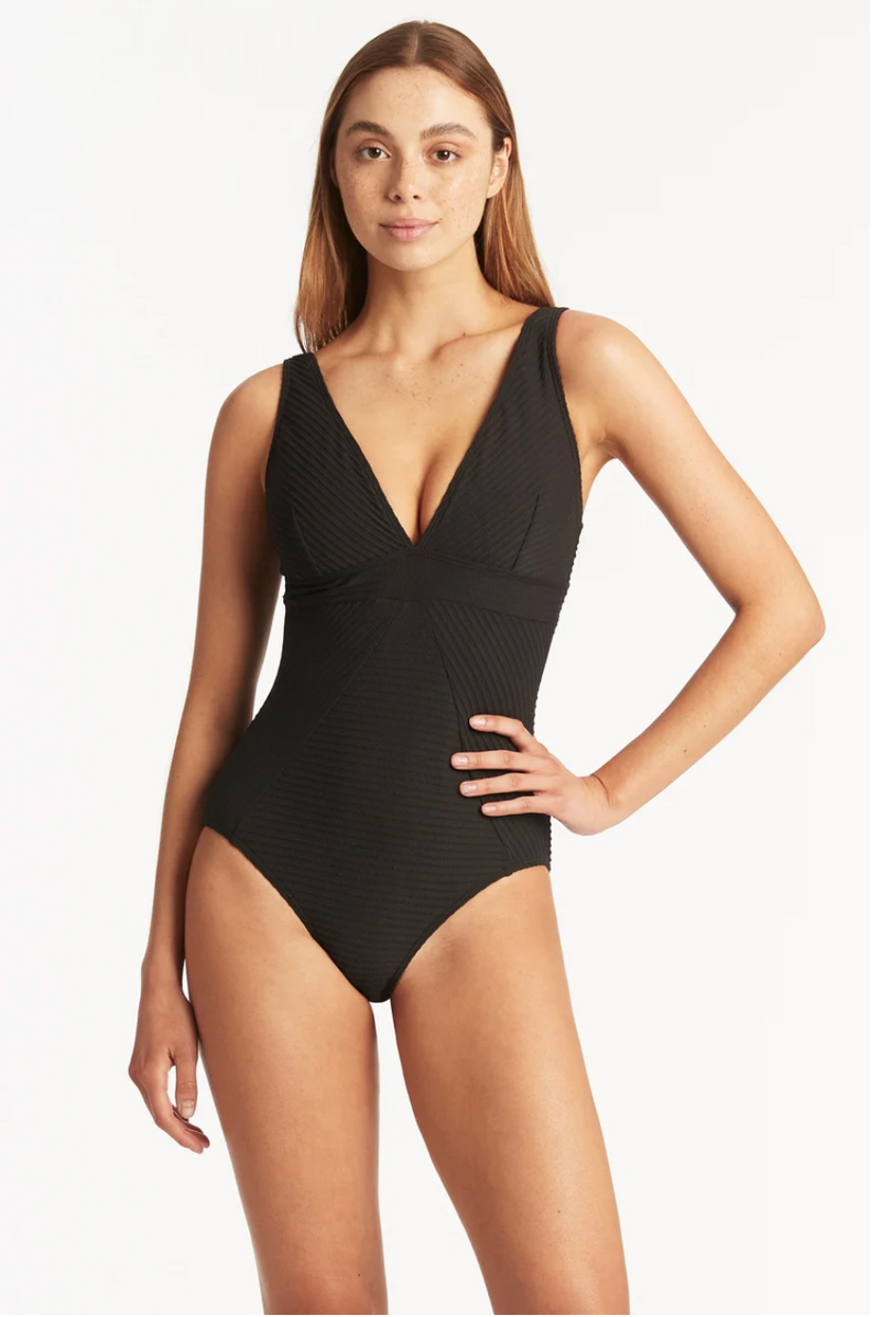 SEA LEVEL SPINNAKER PANEL LINE MULTIFIT ONE PIECE - BLACK