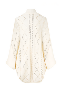 Camilla Cable Knit Layer - Solid Ivory
