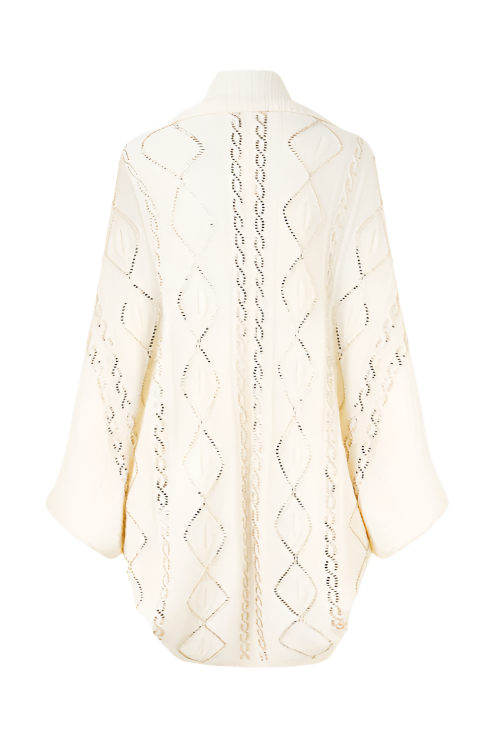 Camilla Cable Knit Layer - Solid Ivory