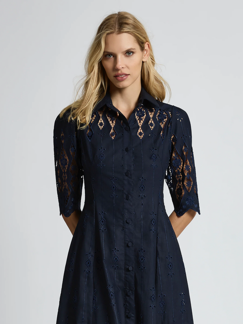 Moss & Spy Alice Dress - Navy