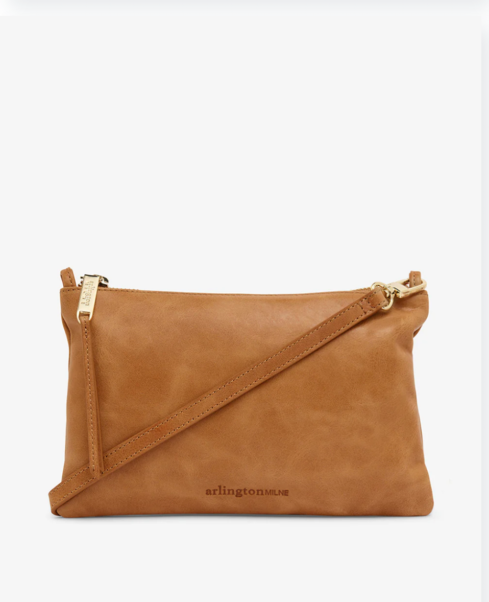Arlington Milne Molly Crossbody - Vintage Tan