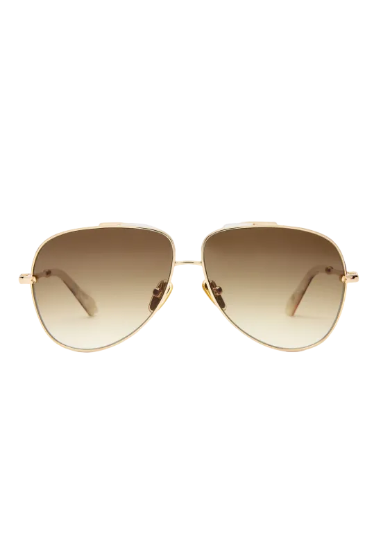 Camilla The Voyage Sunglasses - Gold/Leopard