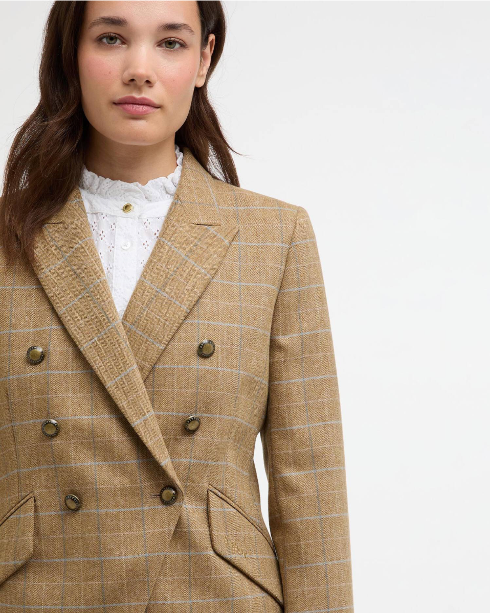Barbour Wisteria Tailored Blazer - Soft Blue