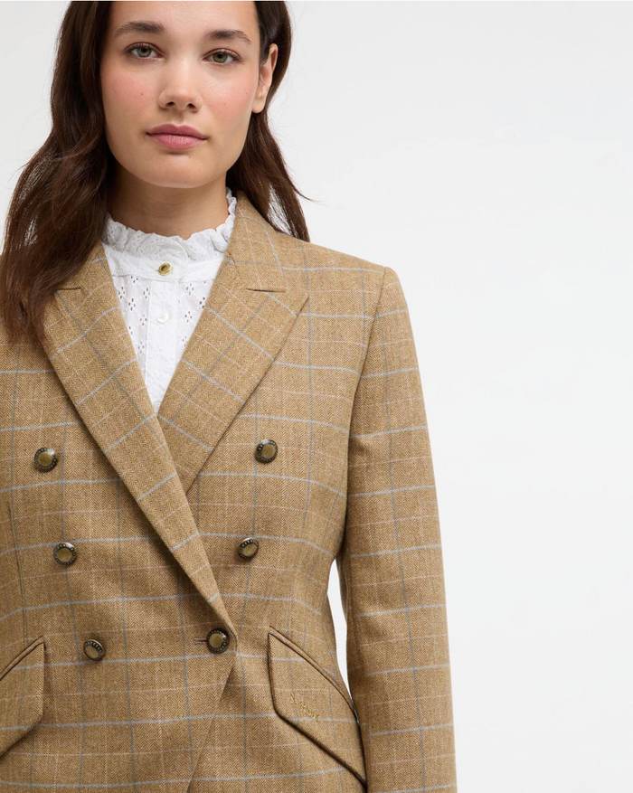 Barbour Wisteria Tailored Blazer - Soft Blue