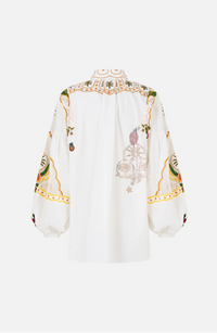 Camilla Ballon Sleeve Blouse - Va Va Vintage