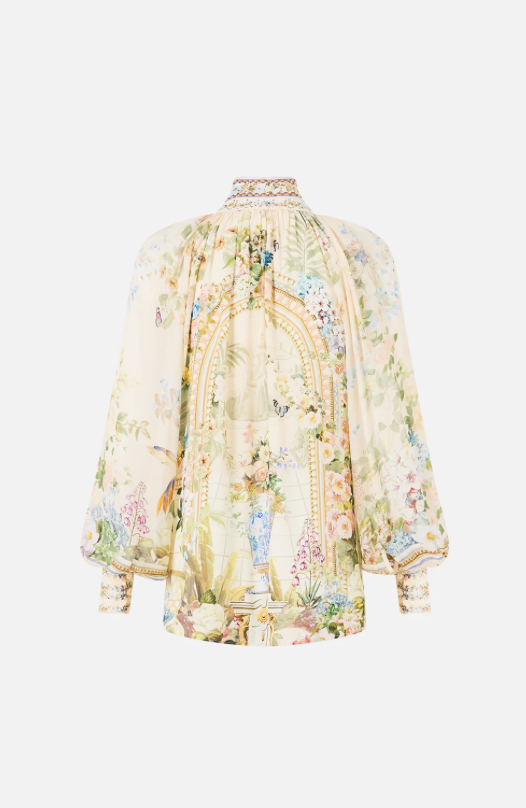 Camilla Midsummer Masterpiece Raglan Button Up Shirt