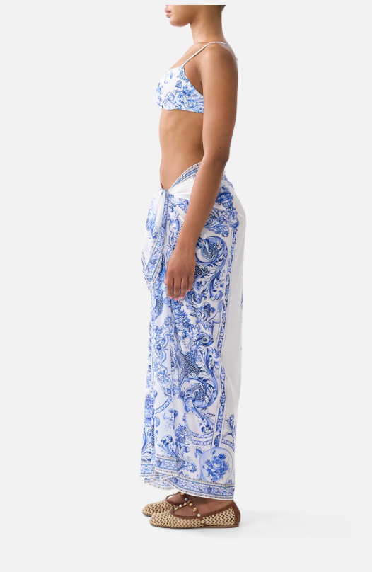 Camilla Multi Wear Long Sarong - Ceramic Panoramic