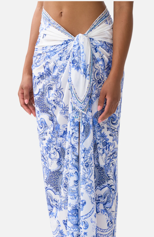 Camilla Multi Wear Long Sarong - Ceramic Panoramic