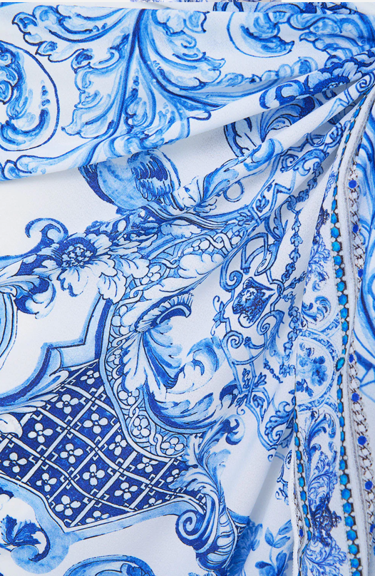 Camilla Multi Wear Long Sarong - Ceramic Panoramic