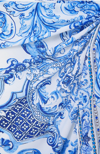 Camilla Multi Wear Long Sarong - Ceramic Panoramic