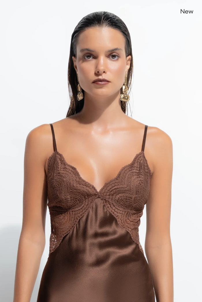 Ginia Isabelle Slip - Cacao