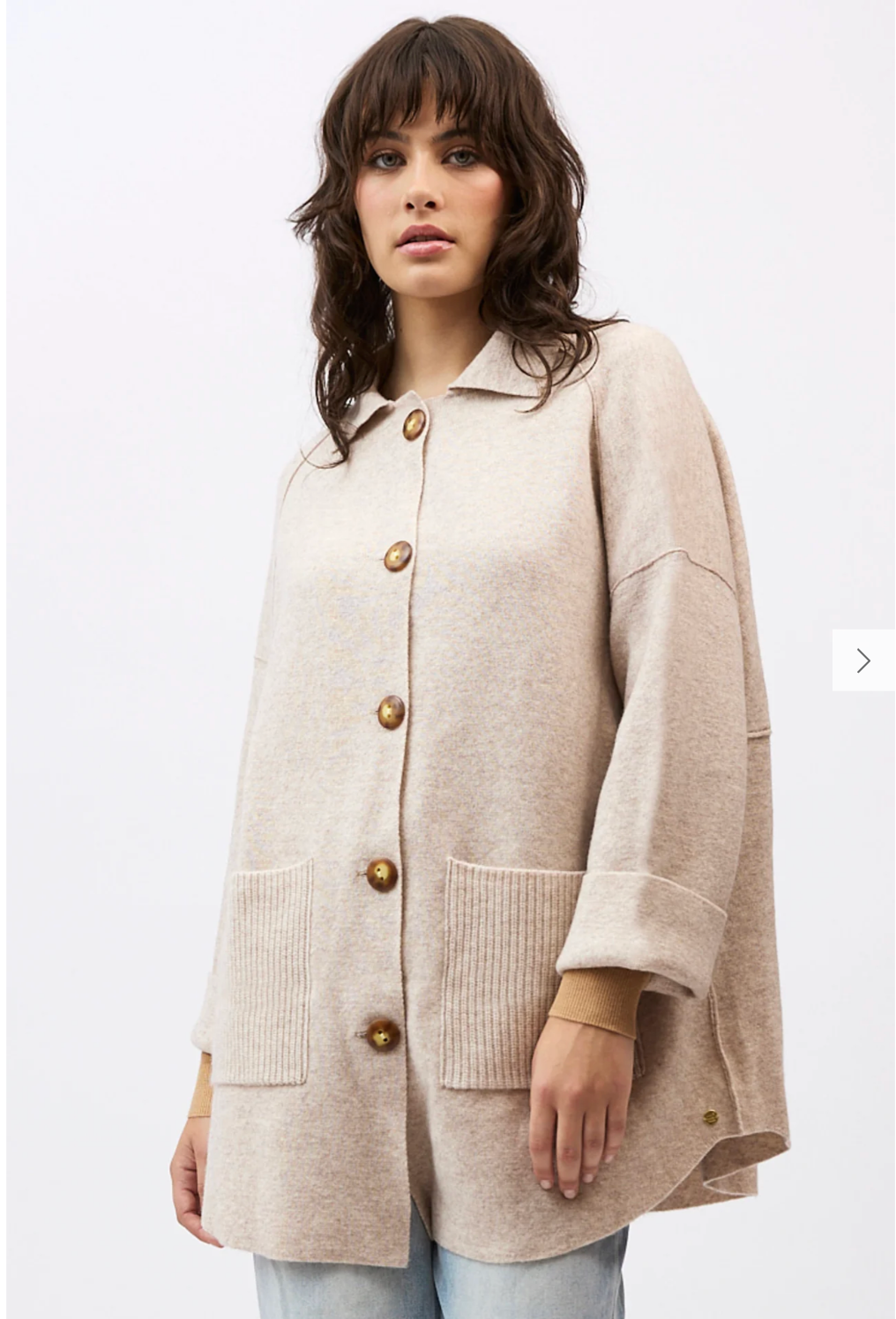 Mia Fratino Brixton Jacket - Bone