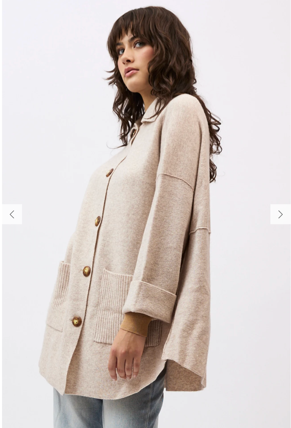 Mia Fratino Brixton Jacket - Bone