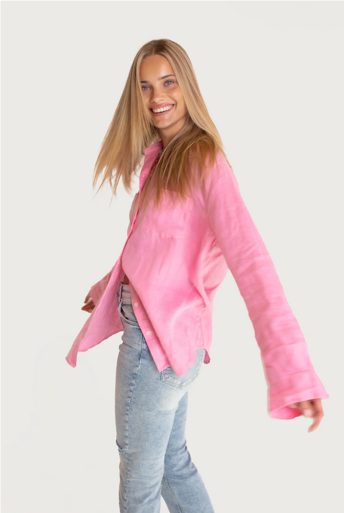 Hut Lift My Mood Shirt – Pink