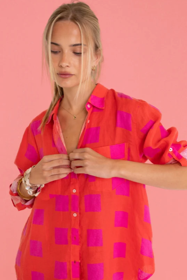 Hut Tequila Sunrise Shirt - Orange