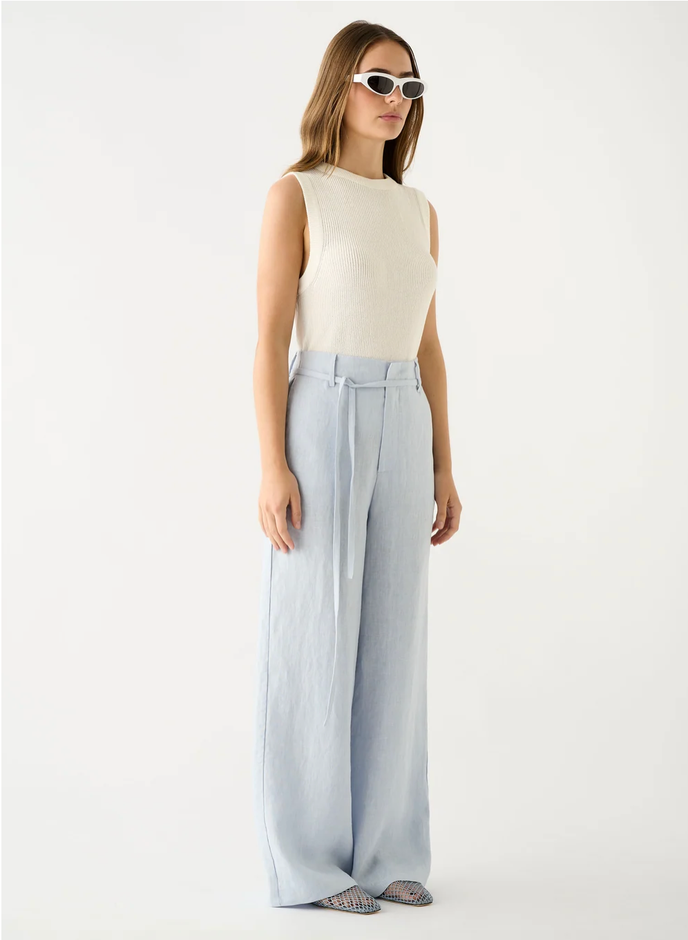 Esmaee Olivia Pant – Ice Blue