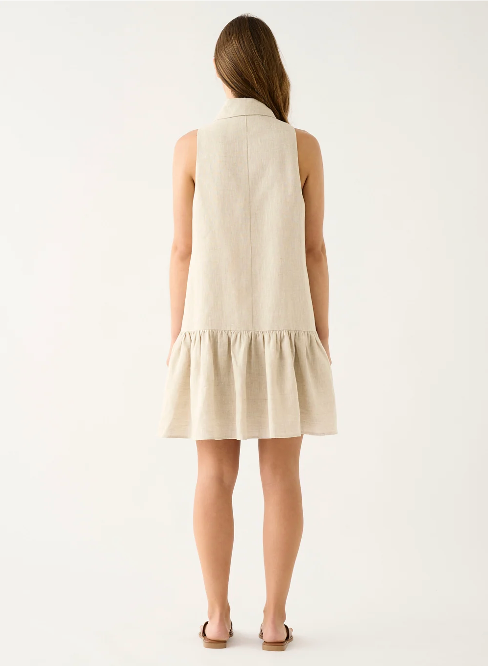 Esmaee Olivia Mini Dress - Natural