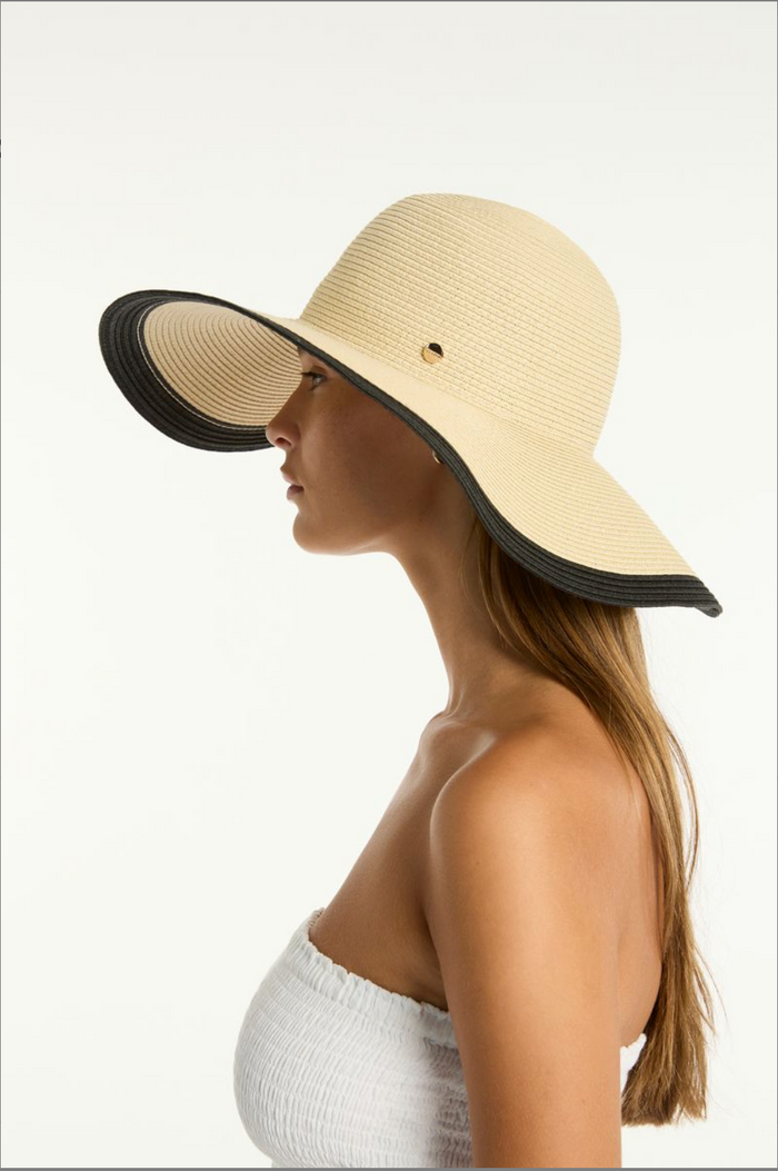 Sea Level Beach Accessories Sunray Beach Hat - Natural