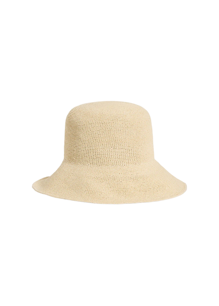 Seafolly Packable Raffia Bucket Hat - Natural
