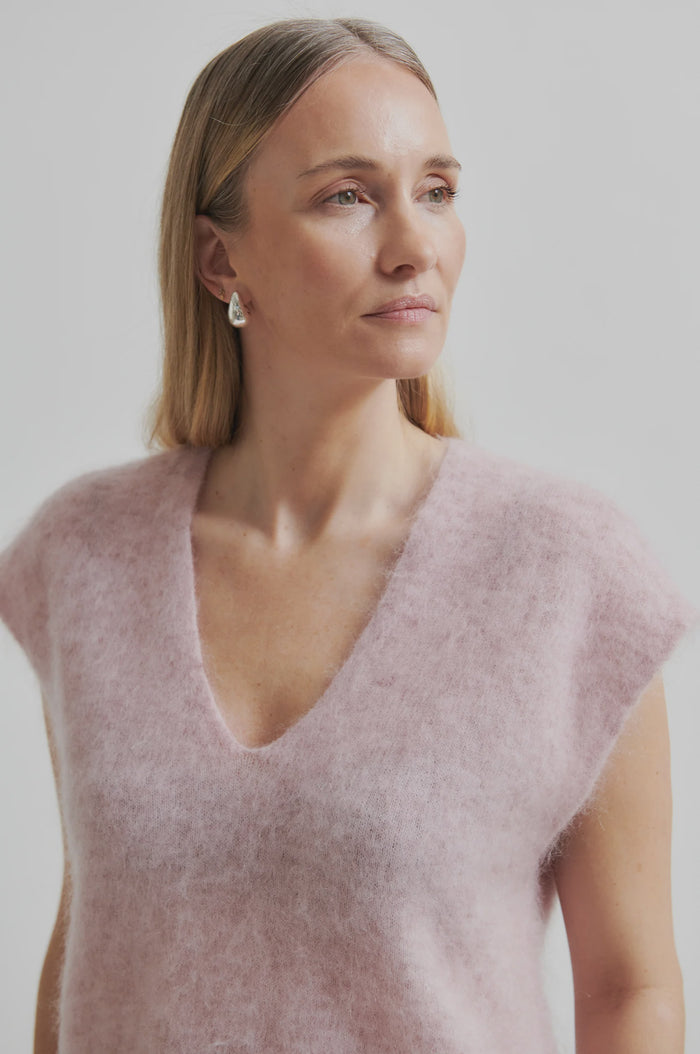 Second Female Camyrn Knit Vest - Sepia Rose